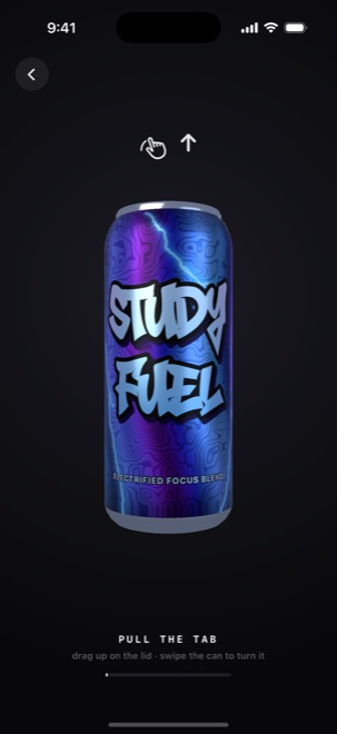 A Study Fuel can waiting to be cracked open before a session.